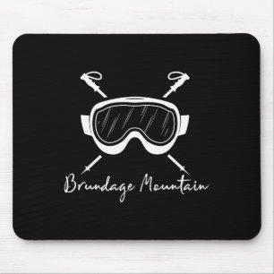 Alfombrilla De Ratón gafas de esquí montaña Brundage idaho esquiador es