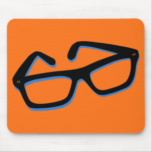Alfombrilla De Ratón Gafas de friki geniales