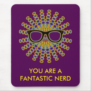 Alfombrilla De Ratón Gafas de nerd soleadas + tu trasero. e ideas