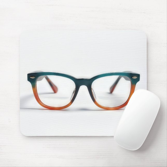 Alfombrilla De Ratón Gafas De Ojos Con Bifoca (Con ratón)