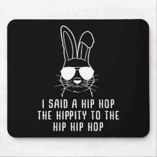Alfombrilla De Ratón Gafas de sol Cool Hip-hop Bunny regalo de Pascua p