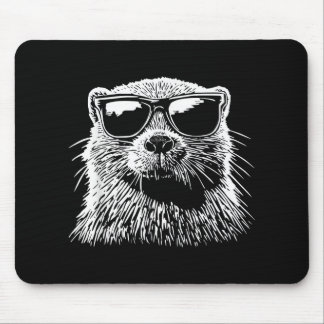 Alfombrilla De Ratón Gafas de sol de castor