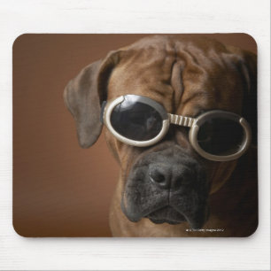 Alfombrilla De Ratón Gafas de sol que llevan del perro