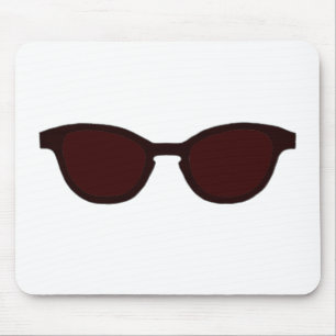 Alfombrilla De Ratón Gafas De Sol Rim Brown Lente El MUSEO Zazzle