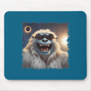 Alfombrilla De Ratón Gafas de sol Yeti camiseta Selfie Eclipse solar