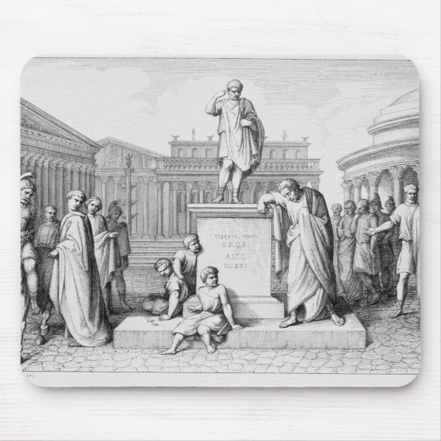 Alfombrilla De Ratón Gaius Gracchus que llora antes de su padre (Frente)