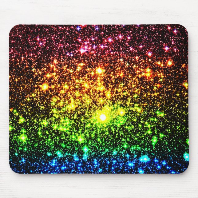 Alfombrilla De Ratón Galaxia arco iris (Frente)