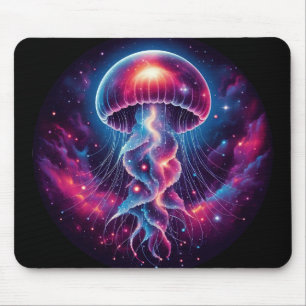 Alfombrilla De Ratón Galaxia de arte de medusas cósmicas