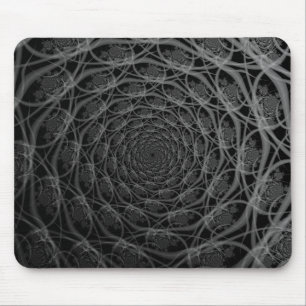 Alfombrilla De Ratón Galaxia de Filamentos en Mousepad Blanco y Negro