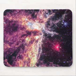 Alfombrilla De Ratón Galaxia espacial Flaming Rising Galaxia