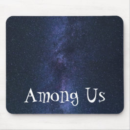 Alfombrilla De Ratón Galaxia Infinita Azul
