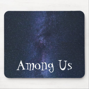 Alfombrilla De Ratón Galaxia Infinita Azul