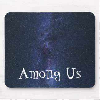 Alfombrilla De Ratón Galaxia Infinita Azul