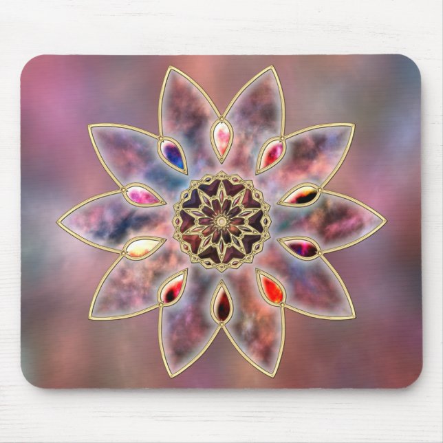 Alfombrilla De Ratón Galaxias veteadas Mousepad (Frente)