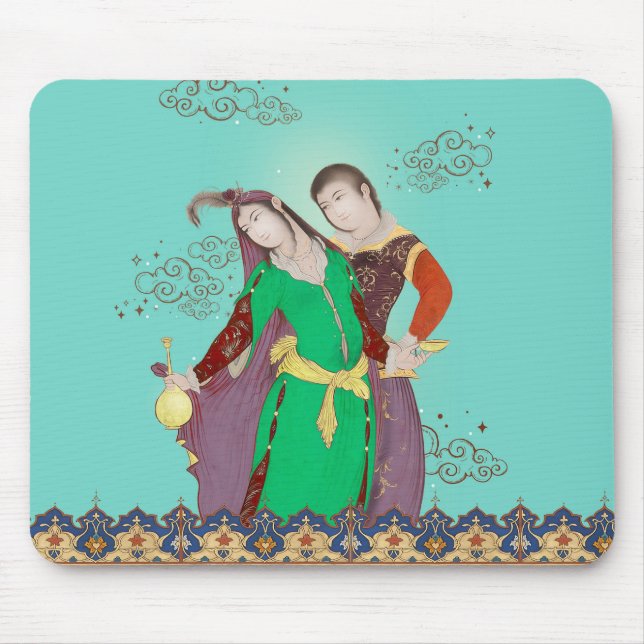 Alfombrilla De Ratón Galaxy Couple Mousepad (Frente)