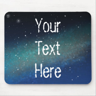 Alfombrilla De Ratón Galaxy Space Nebula Night Sky Personalized