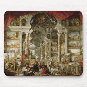 Alfombrilla De Ratón Galería con vistas de Roma moderna, 1759