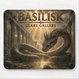 Alfombrilla De Ratón Galería de Mirada Fija de Basilisco Realismo Oscur