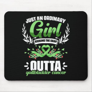 Alfombrilla De Ratón Gallbladder Cancer Chica Bile Duct Cancer Gallblad