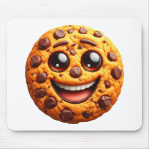 Alfombrilla De Ratón Galleta sonriente.
