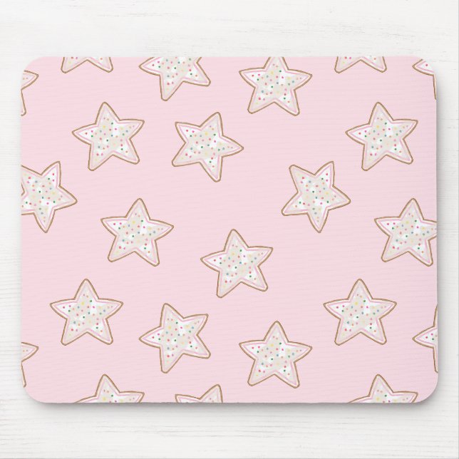 Alfombrilla De Ratón Galletas de Estrella Escarchadas (Frente)