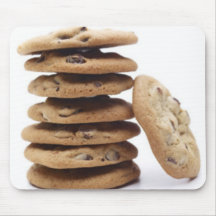 Galletas de microprocesador de chocolate Mousepad