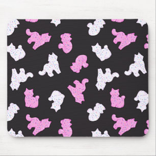 Alfombrilla De Ratón Galletas oscuras Mousepad del gatito