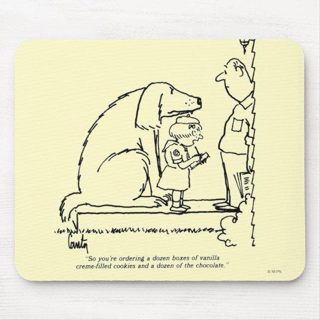 Alfombrilla De Ratón Galletas que ordenan (Frente)