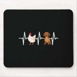Alfombrilla De Ratón Gallina Marrón Dachshund Latido Amante de los Perr