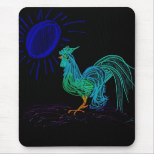 Alfombrilla De Ratón Gallo Country Dayglow