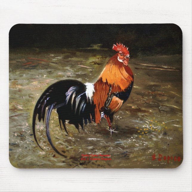 Alfombrilla De Ratón Gallo/Galo/Rooster (Frente)