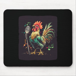 Alfombrilla De Ratón Gallo Genial En Karaoke R Para El Amor De Pollo Ca