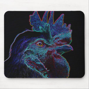 Alfombrilla De Ratón gallo negro