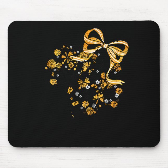 Alfombrilla De Ratón Game Day Football Season Football Mama Girl Black  (Frente)