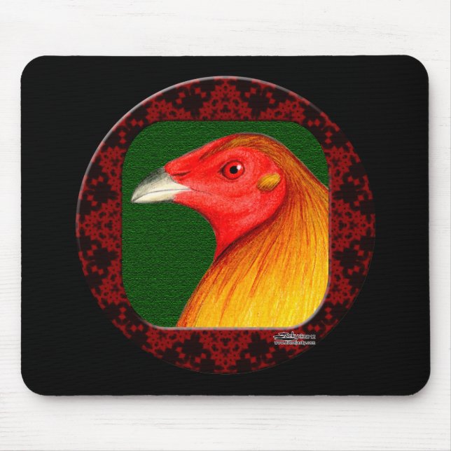Alfombrilla De Ratón Gamecock Framed (Frente)