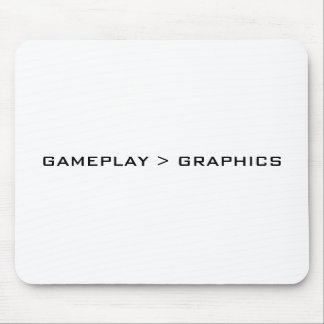 Alfombrilla De Ratón Gameplay > gráficos. Blanco negro
