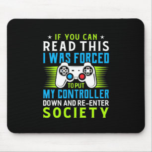 Alfombrilla De Ratón Gamer Fue Obligado A Poner Mi Controlador