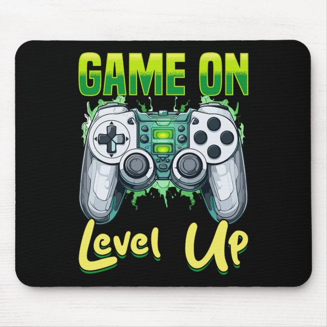 Alfombrilla De Ratón Gamer Gaming Game On  (Frente)