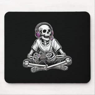 Alfombrilla De Ratón Gamer Skeleton Halloween