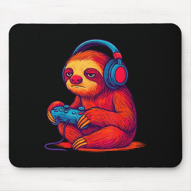 Alfombrilla De Ratón Gamer Sloth  (Frente)