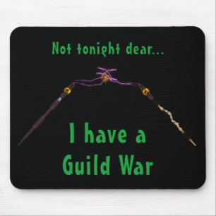 Alfombrilla De Ratón Gamers MMORPG Guerra Mousepad humorístico