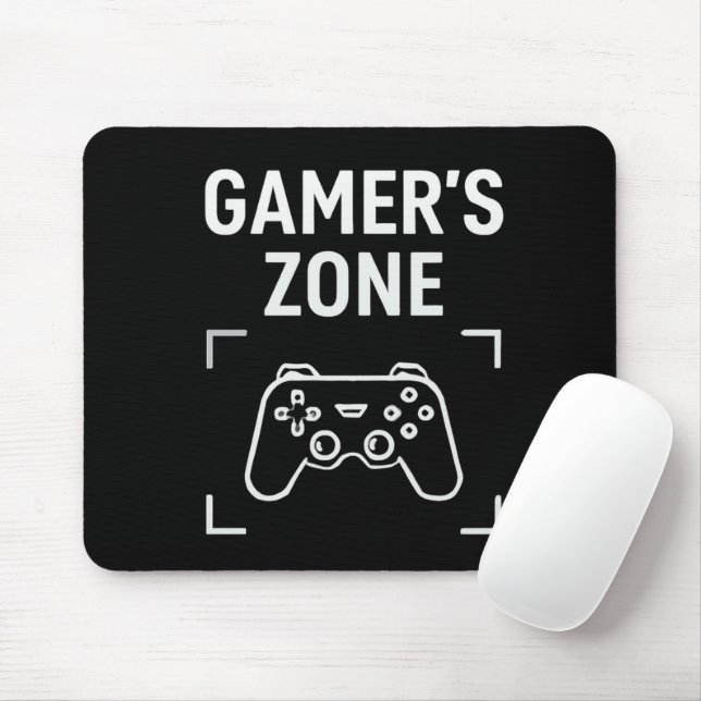 Alfombrilla De Ratón GAMER'S ZONE Minimalist Gaming MousePad (Con ratón)