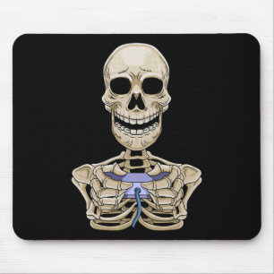 Alfombrilla De Ratón Gaming Halloween Skeleton Gamer Controller