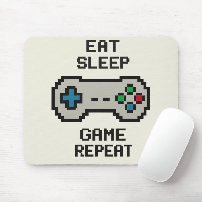Alfombrilla De Ratón Gaming Mousepad – Pixel Art Video Game Cover (Con ratón)