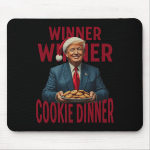 Alfombrilla De Ratón Ganador Cookie Dinner Funny Trump 2024 47th