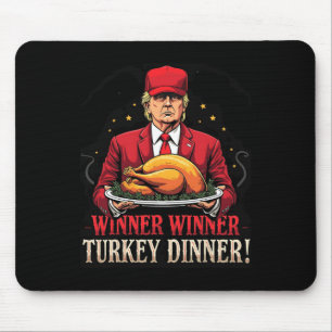 Alfombrilla De Ratón Ganador de Cena Turca Gracioso Trump Pjs Gracias