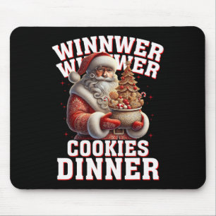 Alfombrilla De Ratón Ganador de la Cena de Cookies Santa Funny Trump Ch