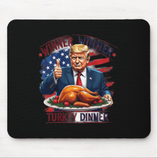 Alfombrilla De Ratón Ganador de la cena en Turquía Divertido Trump Than