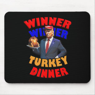 Alfombrilla De Ratón Ganador de la cena turca Trump celebra más que