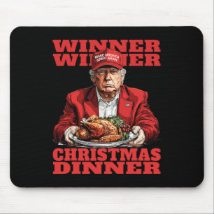 Alfombrilla De Ratón Ganador Navidad cena divertida Trump Navidad Sa